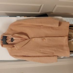 pink wool blend jacket